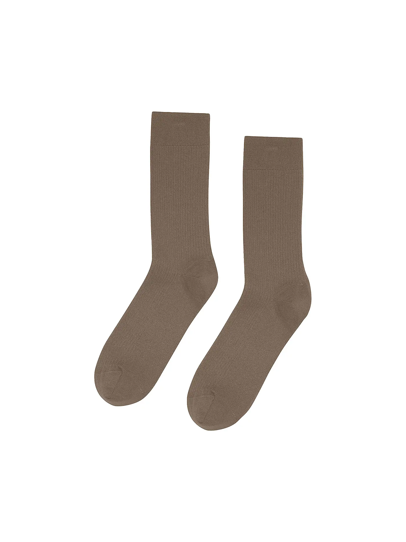 COLORFUL STANDARD | Socken bright coral | grau